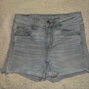 American Eagle Outfitters Light Gray Jean Shorts